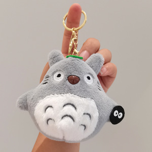 Dibujos animados Palacio ecuestre pequeño Totoro muñeco de peluche lindo muñeca llavero bolsa colgante agarrar máquina muñeca - Product Image 6