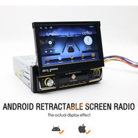 Autoradio 7 ''écran tactile 1 din Android 10 rétractable single din audio android Autoradio