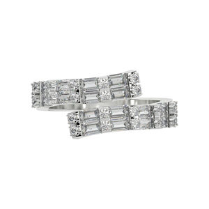 แหวนเพชรทองคำแท้ขายดีสำหรับผู้หญิง ดีไซน์ทันสมัย เรียบหรู เหมาะสำหรับแฟชั่นประจำวัน งานแต่งงาน งานหมั้น หรือโอกาสพิเศษ - Product Image 2