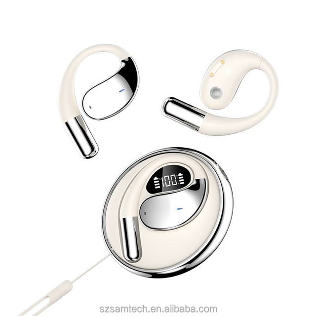 OWS Real-time Language Translation Earphones Wireless Bluetooth Earbuds Business Translator with Led Display