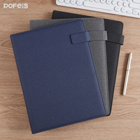Porte-documents polyvalent OEM pour le commerce de détail, avec support de téléphone et rangement pour casque, idéal pour les réunions de bureau, personnalisable