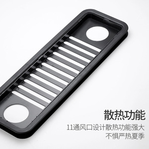 Grille de ventilation en plastique Guangzhou Huibaili 380x120mm avec persiennes pour dissipation thermique de boîtier d'ordinateur de bureau - Product Image 5