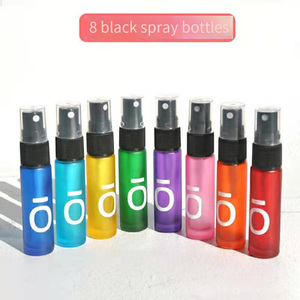 In magazzino 10ml 5ml Frost vetro rullo bottiglie di colore arcobaleno vuoto rotolo di profumo bottiglie per crema e cosmetici - Product Image 6