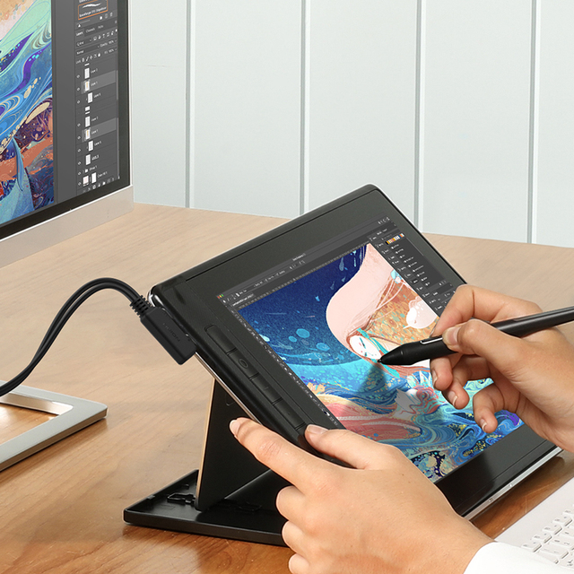 Huion Kamvas Pro 13 2.5K QHD 13.3 Inch Portable Art Design Drawing Tablet with Screen Tablette Graphique