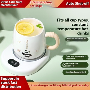 Sous-verre USB multifonctionnel Température constante 55 degrés Trois réglages de température réglables Chauffage chauffant silencieux - Product Image 5