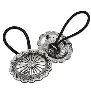 <span class=keywords><strong>Élastique</strong></span>s à cheveux en métal personnalisés en alliage, attaches pour queue de cheval, bijoux de mode élégants pour femmes, coiffures, délai de production garanti - Product Image 2