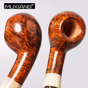 Briarwood Pipe Bent Type Handmade Imported Root Nodular Smoking Tobacco Pipe Zhejiang Origin - Product Image 4