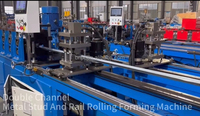 Machine de formage de tuiles en acier à double rangée de type cisaillement, vente directe usine BN, composants PLC, certifiée CE ISO