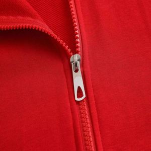 Sweat-shirts épais à capuche zippés pour hommes, style streetwear, en molleton bouclette, avec logo personnalisé d'usine et impression 3D en relief - Product Image 4