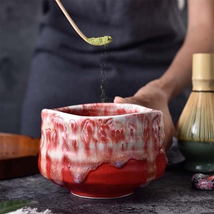 19OZ 550ML Cerámica hecha a mano Matcha Bowl con esmalte de cerámica para personalizar - Product Image 1