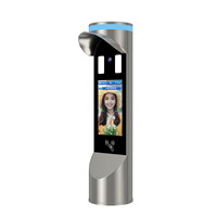 Mecanismo de Torniquete Trípode con Software de Reconocimiento Facial para Gimnasios, Acero Inoxidable, Anti-Seguimiento, Protección IP55