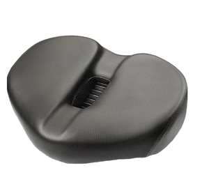 Asiento de Bicicleta Cómodo e Impermeable sin Puente Nasal para Hombres y Mujeres, Sillín Ancho con Espuma Viscoelástica y Ventilación para Bicicletas Eléctricas Urbanas - Product Image 6