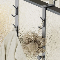 Einfache Installation, 10 Stück, Türhaken aus Kohlenstoffstahl, für Kleidung, Hüte, Mantelständer, Aufbewahrungsregal, Aufbewahrung für Zuhause, Badezimmerzubehör