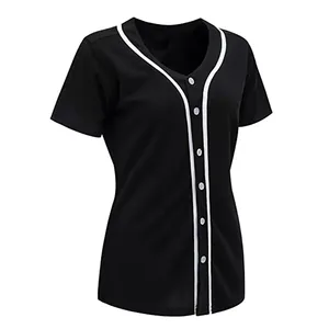 Vente en gros de maillots de baseball de la Ligue américaine Hauts de chemises de baseball de marque Uniformes de baseball pour femmes - Product Image 3