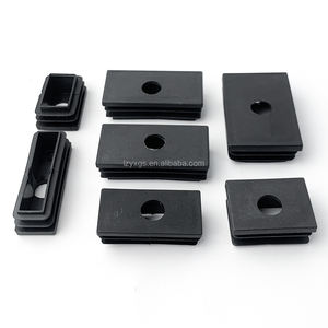 Bouchon <span class=keywords><strong>de</strong></span> tube carré en plastique avec bouchon à trou rond Bouchon d'extrémité auto-adhésif Meubles Table et <span class=keywords><strong>chaise</strong></span> Coussinets <span class=keywords><strong>de</strong></span> <span class=keywords><strong>pied</strong></span> - Product Image 6