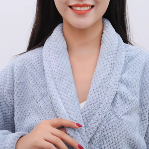 Eco-Friendly Quick-Dry Compressed Plain Comfortable Luxury Custom Logo Soft Microfiber <b>Bathrobe</b> High Quality - Product Image 6