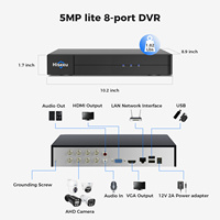 Système de vidéosurveillance Hiseeu 5MP GuardViewer AHD, DVR mobile XVR 8 canaux pour caméra analogique
