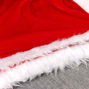 Nouvelle Cape à Capuche en Velours Rouge avec Bordure Fourrure pour Enfants, Costume de Scène, Cosplay Père Noël, Vêtements pour Filles - Product Image 6