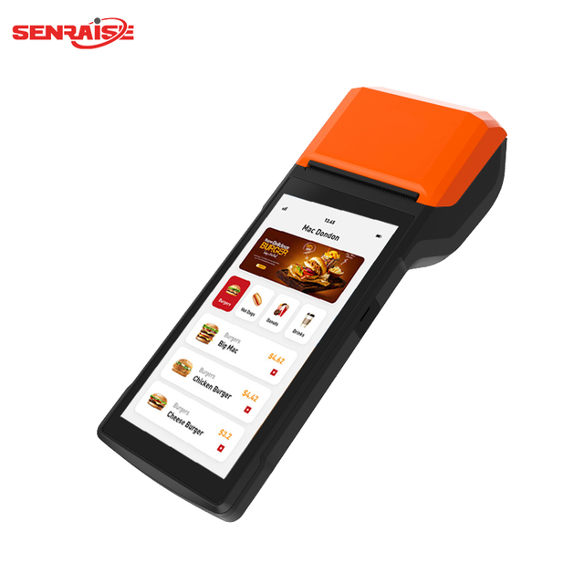 Android 13/14/15 Factory Price Smart Cashier Machine Mobile Handheld Pos Device With Printer Software Android Pda for Sale