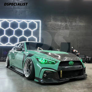 Pare-chocs avant en fibre de carbone pour Infiniti Q50 <span class=keywords><strong>Q50S</strong></span> Q50L - Product Image 3