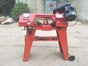 Scie à ruban métallique de 4,5 pouces, semi-automatique, tension hydraulique, moteur de 0,8 kW, machine de découpe facile à utiliser - Product Image 5