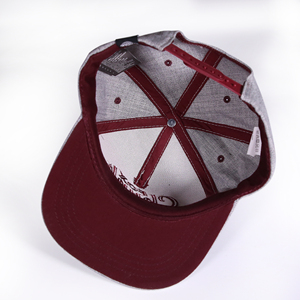 Conception personnalisée que vous possédez Logo à bord plat <span class=keywords><strong>Snap</strong></span> Backs,80% acrylique 20% laine Snapback Hats Cap - Product Image 5