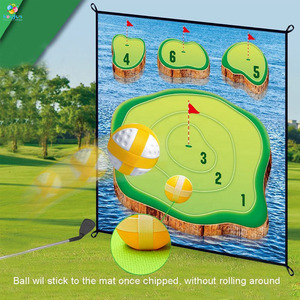 Ensemble de tapis d'entraînement de golf en plastique pour enfants, intérieur/extérieur, aides à l'entraînement sportif pour les tout-petits et les enfants, kit extérieur de putting green - Product Image 4