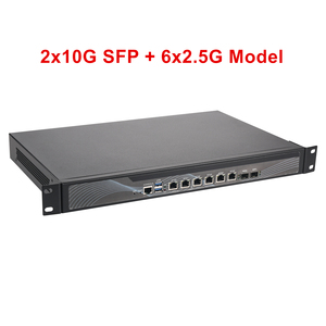 ไฟร์วอลล์ Topton 1U Rack ใช้ Intel Core i5-4300M พร้อมพอร์ต 2x10G SFP+ 8/6x 2.5G LAN รองรับ MSATA M.2 SATA 2xSATA มินิพีซี สำหรับ VPN Gateway, โฮม NAS เซิร์ฟเวอร์ - Product Image 3