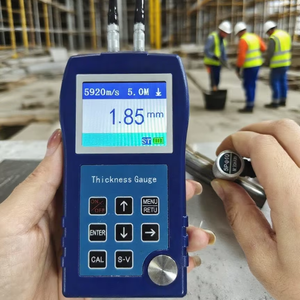 Jauge d'épaisseur de métal à ultrasons numérique DR85S Testeur de matériaux ABS portable à travers l'épaisseur du métal à ultrasons - Product Image 1