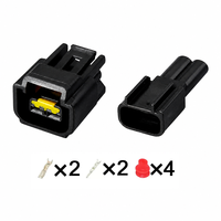 Connecteur Électrique Étanche 2 Voies Série Furukawa 090 pour Lève-Vitre, FW-C-2M-B/FW-C-2F-B