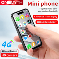 SOYES M17 Mini Smartphone Android 12.0 4G mondial de 4 pouces, 3+64 Go, Quad Core, Double SIM, Anglais, Écran LCD 90 Hz, Appareil photo 5 MP