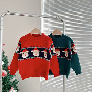 <span class=keywords><strong>Pull</strong></span> d'automne et d'hiver pour enfants, nouveau <span class=keywords><strong>pull</strong></span> père noël pour garçons et filles - Product Image 4