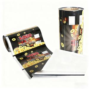 Rollo de Película Plástica Laminada Aluminizada Impresa Personalizada, Grado Alimenticio, Flexible, para Envasado de Papas Fritas en Bolsas - Product Image 3