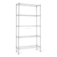 Chariot de stockage de bobines de circuits imprimés SMT ESD en acier au carbone chromé, homologué NSF, avec 5 étagères métalliques réglables, capacité de charge de 250 kg