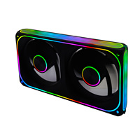 Kipas Radiator CPU RGB AntarcChill Kecepatan Tinggi Aliran Udara Tinggi Operasi Senyap Desain Pasang-Sambung Efek Cermin Samping Casing Komputer