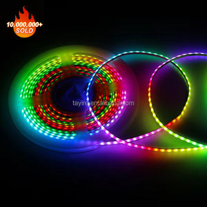 Светодиодная лента Dreamcolor DC5V/12V COB 5мм RGBIC, ультратонкая, 160 светодиодов/м, с индивидуальной адресацией, WS2812B WS2811usb - Product Image 2