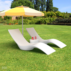 Moderna piscina all'aperto lettino PE sedia da piscina piscina piscina all'aperto lettino - Product Image 3