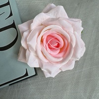 Têtes de roses artificielles colorées au toucher réel, roses artificielles de haute qualité à tige unique pour bricolage, mariage, Saint-Valentin, Pâques