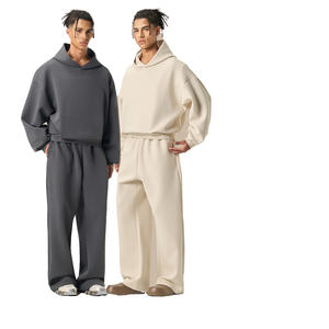 Pantalones Deportivos Casuales para Hombre, de Algodón y Poliéster, Transpirables, Tejido Premium, Cintura Media, Corte Recto Holgado, para Invierno - Product Image 2