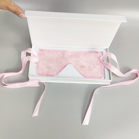 LUMA Voyage Avion Hôtel Jade Sleeping Eyemask Soie Satin Band Quat Sleeping Eye Mask