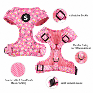 <b>Harness</b> Sets for Dogs New Unique Six-Piece Set Diving Fabric with Metal Fittings Custom Logo Adjustable No Pull OEM <b>Pet</b> Supplies - Product Image 6