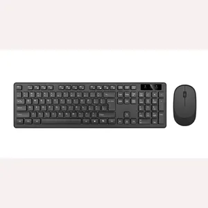 YS211 keyboard dan mouse jarak transmisi 10 Meter, mouse ergonomis daya rendah 2.4G nirkabel Kombo warna berbeda