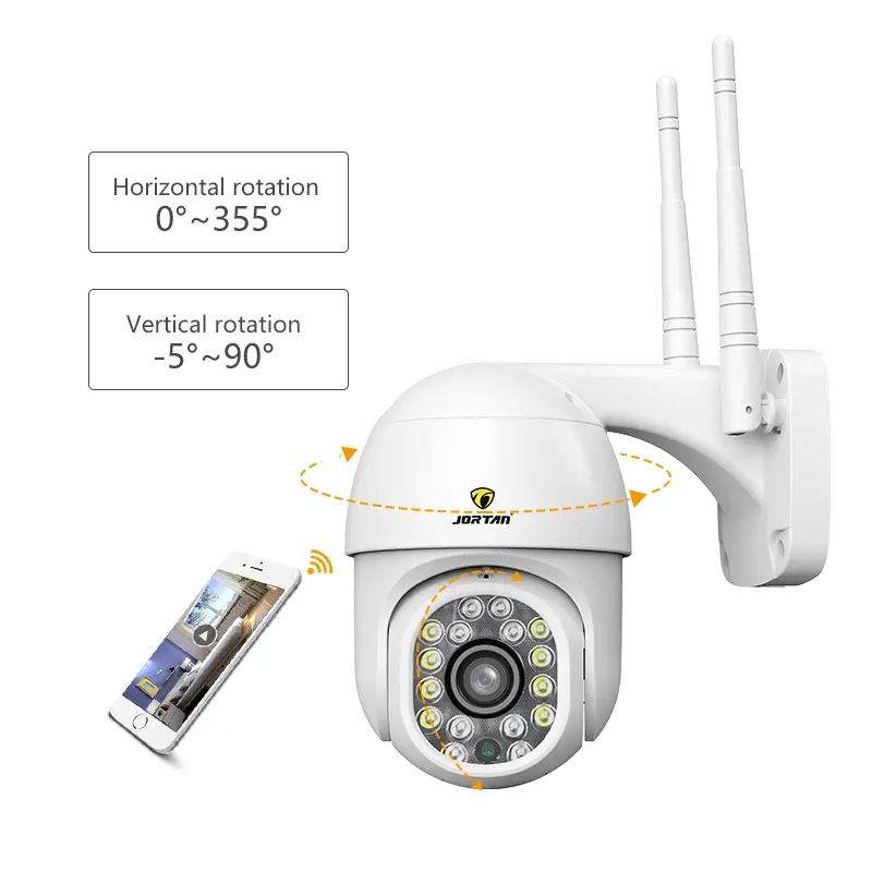 Soquete Tuya IP E27 Cctv Ptz luz de visão noturna sem fio Wi-Fi câmera lâmpada dome Icsee interior exterior 2MP H.265 Icloud 6 LEDs IR