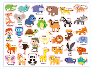 Pegatinas Magnéticas de Espuma EVA, Divertidos Juguetes de Aprendizaje para Niños, Desarrollo Temprano, Juego Interactivo, Removibles y Duraderas - Product Image 4