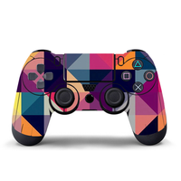 Autocollant de peaux de couverture en vinyle résistant aux rayures personnalisées à faible quantité minimale de commande pour manette Playstation PS4