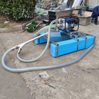 Draga de Oro de 2.5 Pulgadas con Succión a Chorro, Motor de Gasolina, Barco de Minería de Oro por Sifón para Minería en Ríos Pequeños