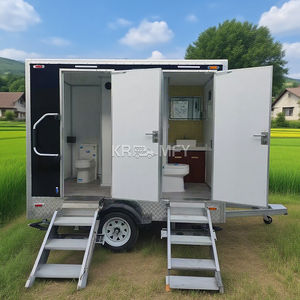 Remolque Móvil de Lujo VIP de 9.2 pies con 2 Cabinas para Baño y Ducha, Contenedor Portátil para Inodoros de Exteriores, Ideal para Campamentos - Product Image 6