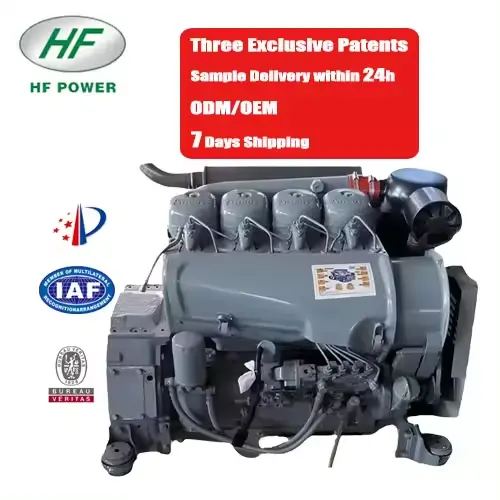 Moteur f4l912 refroidi par air 60hp moteur diesel 4 cylindres