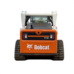 รถตักล้อยาง Skid Steel Loader รุ่น T770 แบบตีนตะขาบขนาดกะทัดรัด พร้อมชิ้นส่วนหลักของเครื่องยนต์ - Product Image 3