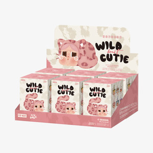Authentique POPMART CRYBABY Série Wild but Cutie Pendentif en vinyle et peluche Boîte mystère Porte-clés Breloque de sac Cadeau Vente en gros - Product Image 1